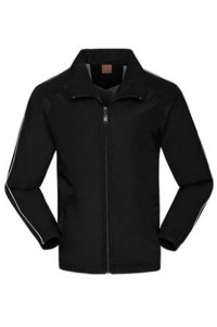 SKJ008 custom-made T-shirts, a large number of custom-made zippered windbreaker coats, design overalls coats, long-sleeved advertising windbreaker windbreaker manufacturers front view